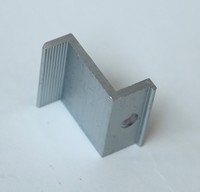 Connecteur de rail amélioré en aluminium anodisé argenté EuroHa E03, conçu par le fabricant, pour système de montage solaire