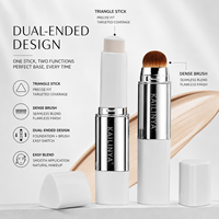 Bâton de fond de teint crème pour le visage, à changement de couleur, détachable, lavable, pour un mélange lisse, en stock, prix de gros, approvisionnement en vrac