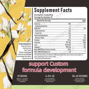 Poudre de Protéine de Lactosérum en Gros et Sous Marque Privée OEM/ODM Amaz, Saveurs Variées, 10-29g, pour Hommes et Femmes Adultes Sportifs - Product Image 2