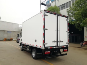 Camion <span class=keywords><strong>frigorifique</strong></span> électrique hybride Geely 4x2 pour le transport alimentaire - Camion congélateur - Prix usine - Product Image 5