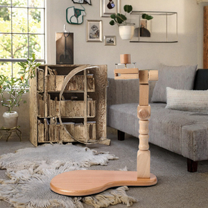 Aro de Bordado de Madera Ajustable con Rotación de 360 Grados, Ecológico, Soporte de Escritorio para Tejer a Mano, Kit de Costura, Marcos y Anillos - Product Image 3