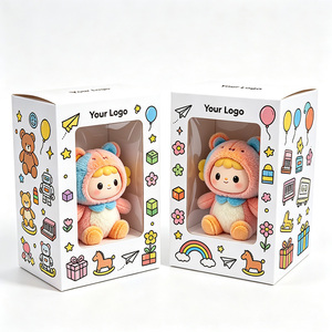 Caja de Regalo de Cartón Rígido Personalizada, Embalaje Cuadrado de Cartón con Ventana Transparente de PVC, Impresión UV para Juguetes y Manualidades - Product Image 6