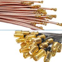 Câble coaxial RG178 SMA femelle vers connecteur RF UFL pour connexion d'antenne WiFi interne, GPS et 4G LTE, câbles de communication