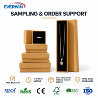 Boîte à bijoux en papier rigide de haute qualité, surface lisse, pour l'affichage et la protection des bagues, pendentifs et bracelets – Vente en gros