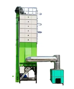 15Ton biomass diesel paddy rice drying machine vertical grain dryer corn machine Low Temperature Hot Wind Drier Drying Machine