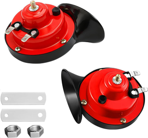 TCYATO /24V Klakson Mobil Modifikasi Frekuensi Tinggi dan Rendah Tahan Air Klakson Elektrik Mobil - Product Image 2