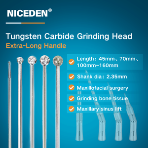 Fraise à polir en carbure de tungstène de 100 mm, fraises de coupe rondes, fraises de coupe diamantées rondes, fraises orthopédiques <span class=keywords><strong>ENT</strong></span> - Product Image 3