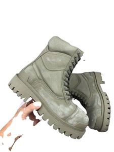 Bottes montantes pour hommes, nouveau design, populaires, style rétro, semelle épaisse, avec fermeture éclair - Product Image 4