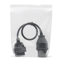 Convertidor de Conector OBD para Autos Antiguos Benz, de 38 Pines a 16 Pines OBDII, con 1 Año de Garantía