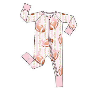 Combinaison de nuit zippée à manches longues en bambou de haute qualité 2026RTS pour bébés et enfants – Pyjama et barboteuse personnalisés - Product Image 5