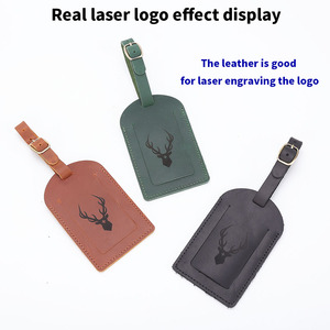 <span class=keywords><strong>Etiquette</strong></span> de <span class=keywords><strong>bagage</strong></span> rétro en cuir véritable avec logo Crazy Horse <span class=keywords><strong>personnalisée</strong></span> <span class=keywords><strong>Etiquette</strong></span> de voyage en cuir véritable avec étiquette à motif de lettres - Product Image 6