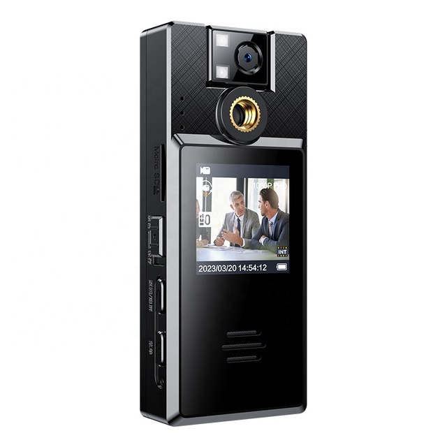 A52 Portable Mini Body Camera HD Night Vision Recording with Color Screen for Riding/Meeting/Skiing