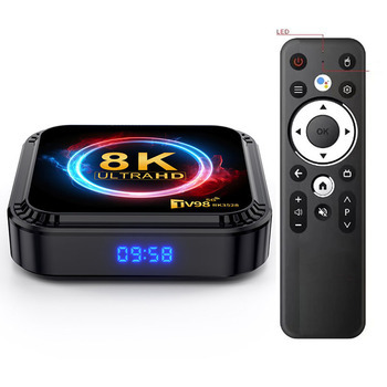 Wholesale 8K Android TV Box Quad Core STB Support Internet Media Player