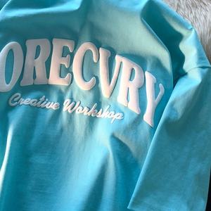 เสื้อยืดพิมพ์ลายพัฟสำหรับผู้ชายเสื้อยืดผ้าคอตตอนเสื้อยืดพิมพ์ลาย3D โอเวอร์ไซส์แบบกำหนดเอง - Product Image 1