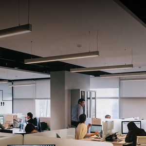 Lampada nordica moderna lampada tavolo da pranzo da bar luci ristorante luci cucina azienda ufficio lampade a strisce led sala da pranzo lampadario - Product Image 5