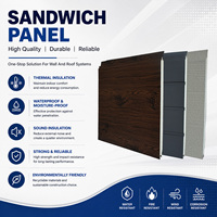 Panneaux muraux en métal sculpté PU, ignifuges, résistants aux UV, pour revêtement extérieur de villas modulaires et projets de bâtiments résidentiels