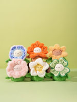 Ornamen Bunga Mewah dalam Pot Kreatif Tanaman Bonsai Bunga Boneka Lucu Dekorasi Meja Rumah untuk BROS 14+
