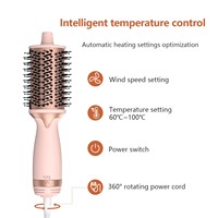 Sèche-cheveux portable OEM ODM, brosse légère pour sécher les cheveux, moteur BLDC