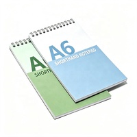 Maßgefertigtes A5 A6 Spiral-Notizbuch Kurzschrift-Notizblock mit Logo