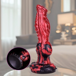 388g Animal Dog Knot <b>Dildo</b> With Suction Cup Anal Plug Sex Toys for Woman Man G-spot Massage Dropshipping Silicone Sex Products - Product Image 1
