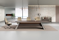 Table de bureau de direction, table de réunion, dernière collection de luxe, vente en gros, Escritorio