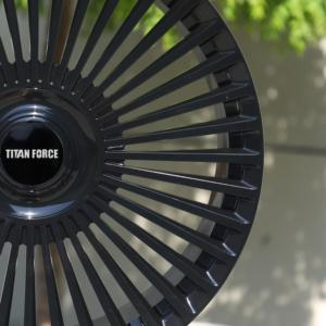 Rines TITAN de 19, 20, 21, 22 y 24 Pulgadas, 5x112, 5x120, 5x114.3, 5x130, Vossen S17, Ruedas Forjadas Negras para Land <span class=keywords><strong>Rover</strong></span>, <span class=keywords><strong>Range</strong></span> <span class=keywords><strong>Rover</strong></span>, AITO M9 - Product Image 5