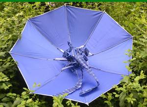 Cappello pieghevole da esterno, ombrello da pesca, campeggio, cappello multicolore, protezione solare - Product Image 2