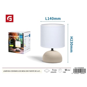 Lampada da tavolo in ceramica E14 140*230mm-illuminazione decorativa