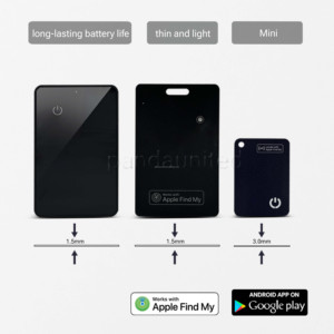 超薄型ガラスカードトラッカーFind My MFI認定リアルタイムロケータ用,紛失防止バッグ財布荷物子供用高齢者用ペット - Product Image 6
