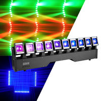 Barre de projecteurs linéaires à LED matriciels Swing 12x20W RGBW DMX512 en aluminium pour DJ, discothèque et club