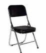 Chaise pliable en plastique et métal pour intérieur, empilable - Product Image 2