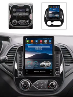 Lecteur Android pour voiture Tesla Android 13 4+64G pour Renault Captur 2016-2019 Écran IPS 4G IPS+2.5D+DSP Carplay+auto Lecteur DVD