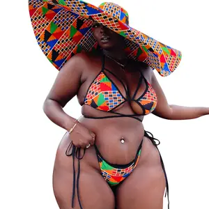 Paisley Halfter Plus Size Tankinis Badeanzug String Tanga xxxxl Plus Size Bikini Urlaub Plus Size Fat Girl In Micro Bikini