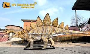 MYDINO CAD0084 Dinosaure artificiel grandeur nature Stegosaurus pour simulation de parc forestier à vendre - Product Image 5