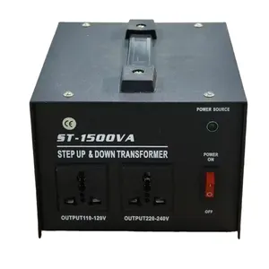 1000va 1000W 110vac-220vac/220vac-110vac Step Up Step Down Transformer para aplicaciones domésticas