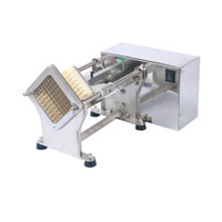 RVS commerciële elektrische aardappelchips snijmachine / aardappelchips snijmachine voor restaurant catering apparatuur