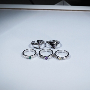 แหวนนักล่าอะนิเมะ x นักล่าแฟนธอมกอน Killua kurapika <span class=keywords><strong>chrollo</strong></span> feitan อุปกรณ์คอสเพลย์แฟชั่นปรับได้ - Product Image 1