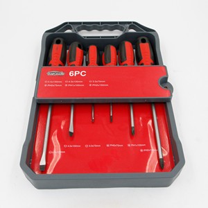 Outils à main multiples <span class=keywords><strong>TPR</strong></span> Jeu de tournevis à fente en plastique Tournevis magnétique à fente/Phillips/Torx - Product Image 2