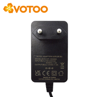 Adaptateur DC UE 36W 12V 3A haute efficacité 2025 amélioré, certifié ROHS, en ABS et PC, compatible universel