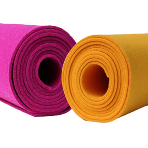 고품질 산업용 펠트 폴리에스터 부직포 롤 통기성 난연 방수 홈 텍스타일용 단색 - Product Image 4