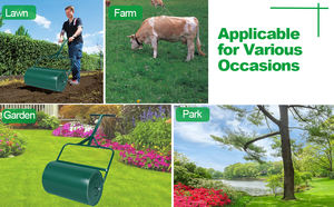 Rodillo de césped de jardín de acero galvanizado Manual de 30 L 48L barato <span class=keywords><strong>con</strong></span> manijas de <span class=keywords><strong>barra</strong></span> raspadora, herramientas de jardín de nuevo estilo - Product Image 5