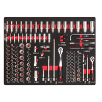 Nouvel ensemble d'outils automobiles de 236 pièces, outils manuels, coffret rigide, OEM personnalisable, boîte à outils roulante