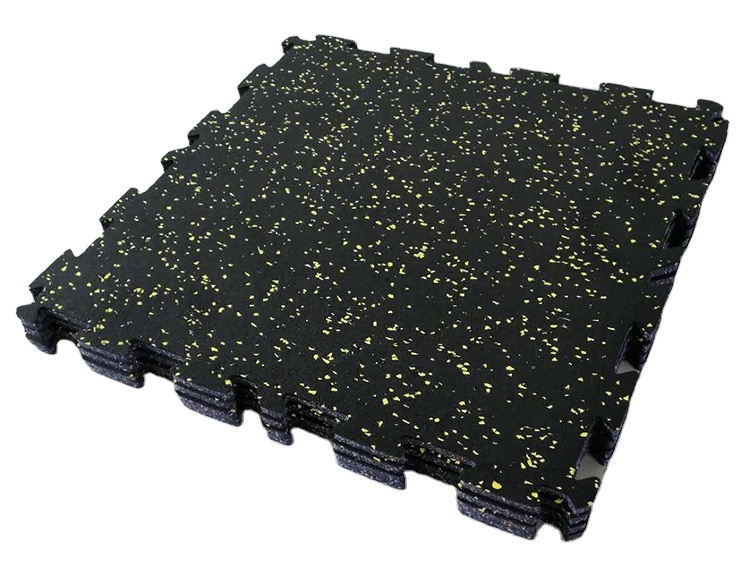 Резиновые напольные коврики для тренажерного зала, композитные домашние коврики с замком для бара, гантели, звукоизоляционные амортизирующие коврики, коврики для тренажерного зала