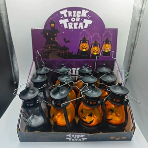 Linterna de Plástico Iluminada para Halloween, Navidad, Año Nuevo <span class=keywords><strong>Chino</strong></span>, Lámpara Decorativa para el Hogar, Accesorios Divertidos para Fiestas, <span class=keywords><strong>Calabaza</strong></span> - Product Image 6