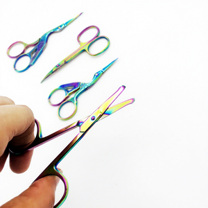 Best 4 Style Ceramic Handled Stainless Steel Multi-Plasma Color <b>Cuticle</b> <b>Scissor</b> for Beauty Work with Sharp Blade Tip - Product Image 1
