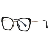 Lunettes de lecture à monture carrée bloquant la lumière bleue pour adultes - Monture intégrale en alliage TR90
