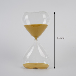 <span class=keywords><strong>Sablier</strong></span> en verre en forme de cœur <span class=keywords><strong>pour</strong></span> la cuisine, le brossage des <span class=keywords><strong>dents</strong></span>, l'enseignement scolaire - Product Image 2