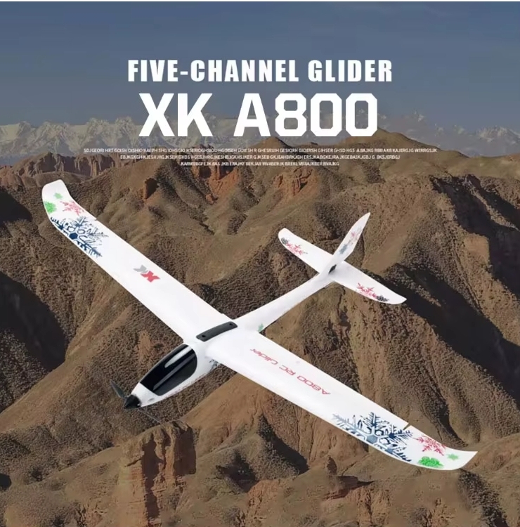 Wltoys XK A800 Foam EPO 5CH Electric RC Glider Plane RTF 2.4Ghz