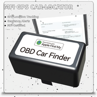 Traqueur GPS Sans Fil Certifié MFi, Compatible OBD, Localisateur de Voiture, Application iOS pour Suivi, Visualisation et Navigation de la Position de la Voiture pour Apple iPhone iPad