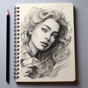 Fast Delivery Sustainable Art <b>Journals</b> Custom Design Notebook Spiral Binding Pencil Sketch Paper - Product Image 2